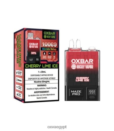 OXVA Vape Store 84T06R28 | جليد الكرز والجير OXVA OXBAR MAZE PRO 10000